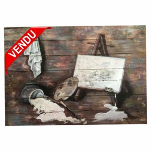 "Nature morte sur palette industrielle"