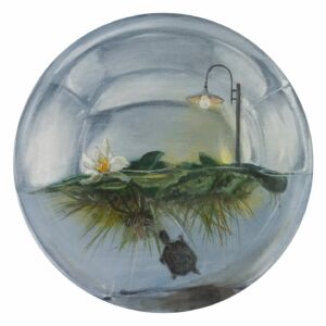 Le lampadaire dans le bocal